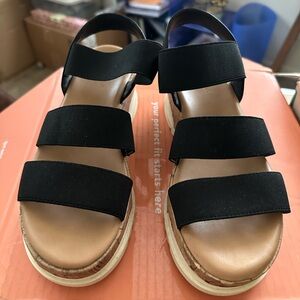Elegant Black Strappy Sandals